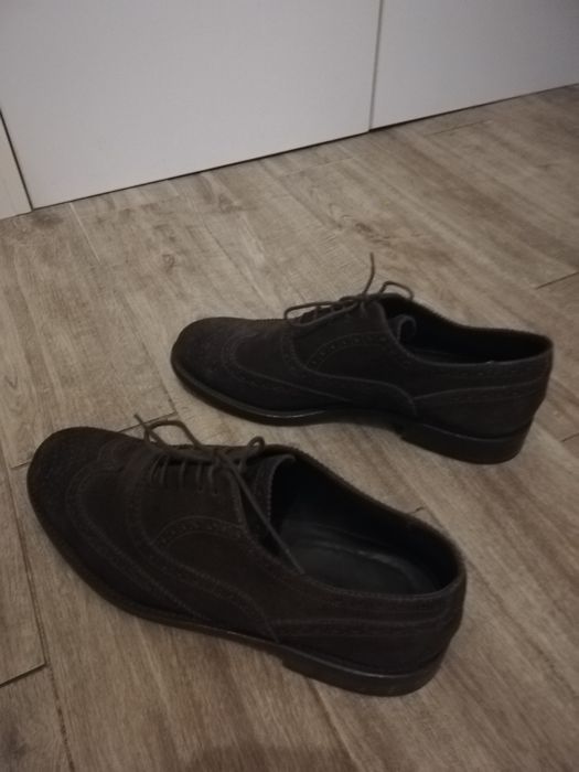Pantofi Canali din  piele întoarsă marimea 41