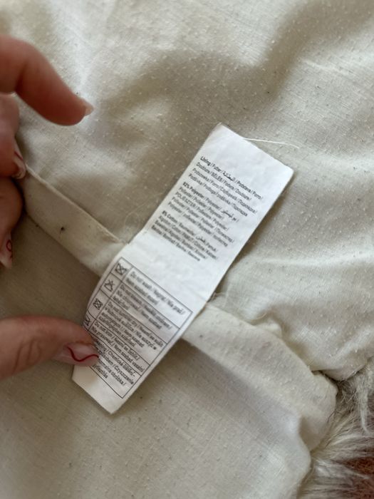 Vesta blana artificiala S