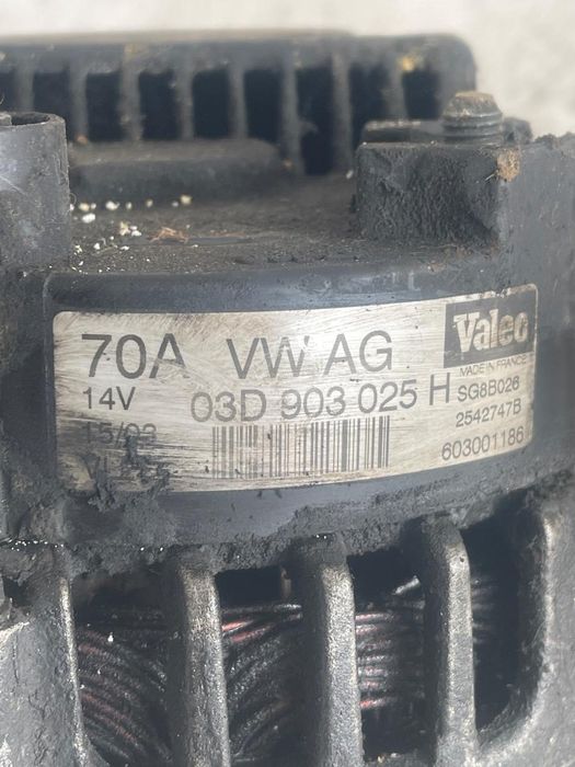 Alternator Volkswagen Polo 9N_ 2001 - 2012 1.2 12V Azq, Bme 03D903025H