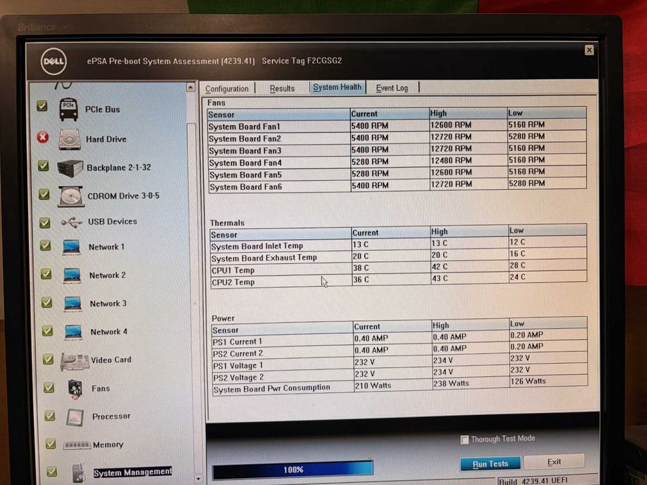 Сървър Dell R730 2x Xeon E5-2683 v4, 16GB DDR4, PERC RAID, TrueNAS