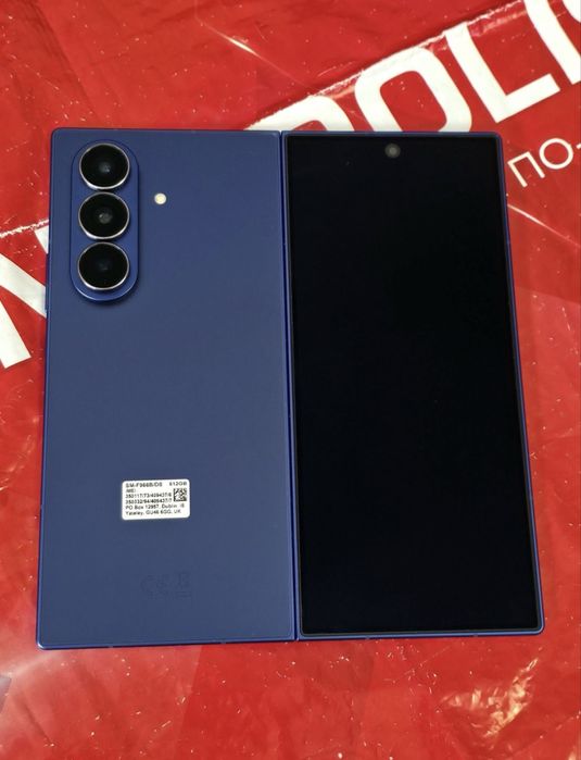 КАТО НОВ 512GB Samsung Fold 7 Технополис Гаранция 2027 Blue | Син
