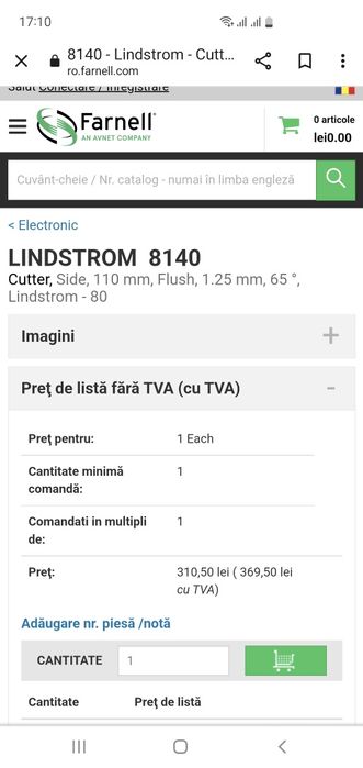 Biliard Lindström 8140 knipex Wiha Würth lego