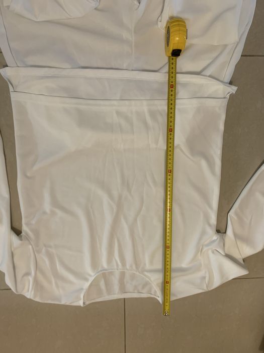 Vand compleu pantalon bluza alb M-L