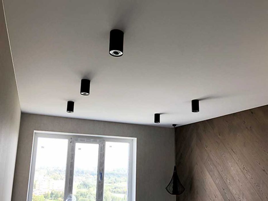 Идеальный натяжной потолок за 1 день – забудьте о трещинах и ремонтах!