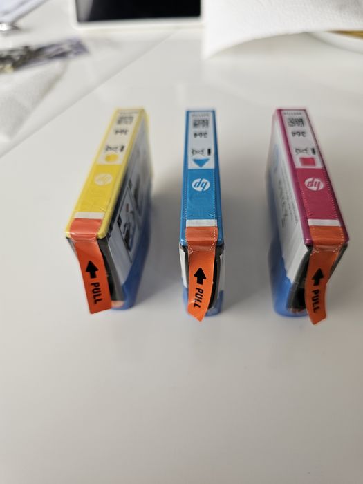 Set 3 cartuse cerneala HP 364 originale, Cyan, Magenta, Yellow