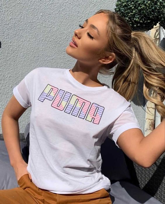 Дамски тениски Puma XS-4XL - 6 модела принт