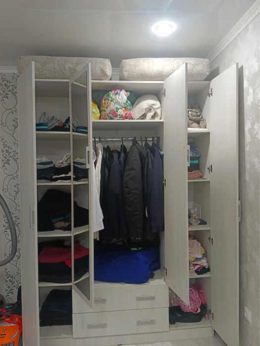 белый шкаф 70000 тг