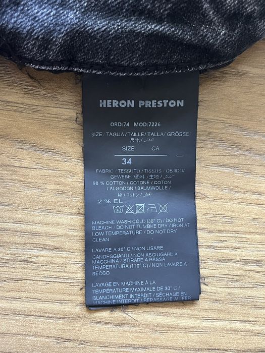 Heron Preston : Made in ITALY -размер 33  Slim / Оригинал