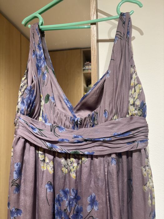 Rochie mov sin matase