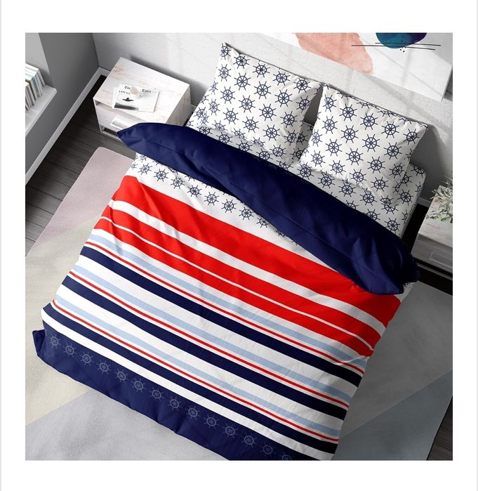 Ново! Dilios Памучно Ранфорс Спално Бельо единично 140/200 см без доле