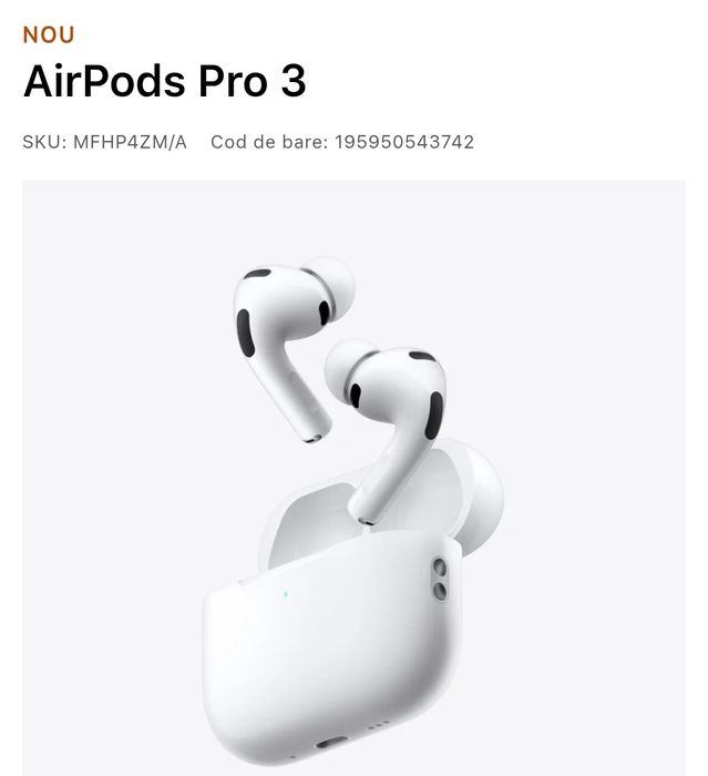 ! Exclusivitate ! AirPods 3 Pro SIGILATE