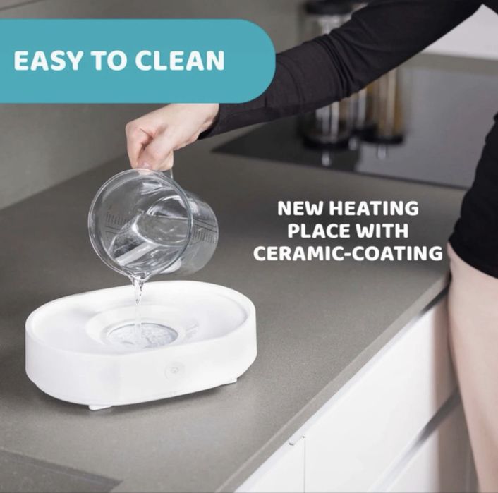 Sterilizator electric cu aburi Chicco Steril Natural, 3 in 1, multifunctional