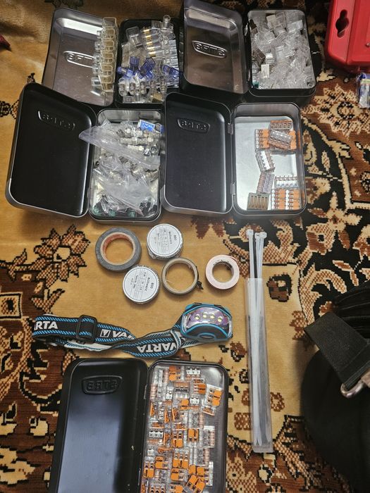 Vand geanta scule electrician complet utilata