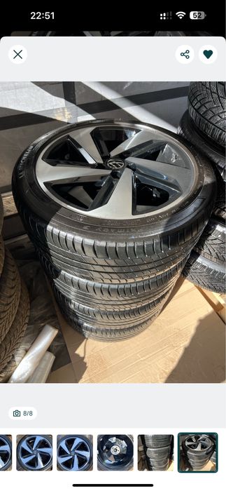 Jante originale Vw Polo  17”  Anvelope Michelin 215/45/R17