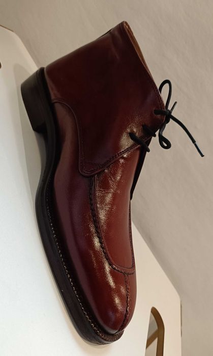 Ghete de lux 42.5 43 lucrate manual Dasthon Italy NOI piele naturala