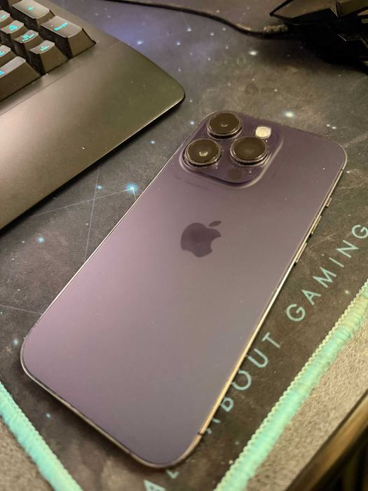 iPhone 14 Pro 256Gb DeepPurple cu garantie comercială 17 luni
