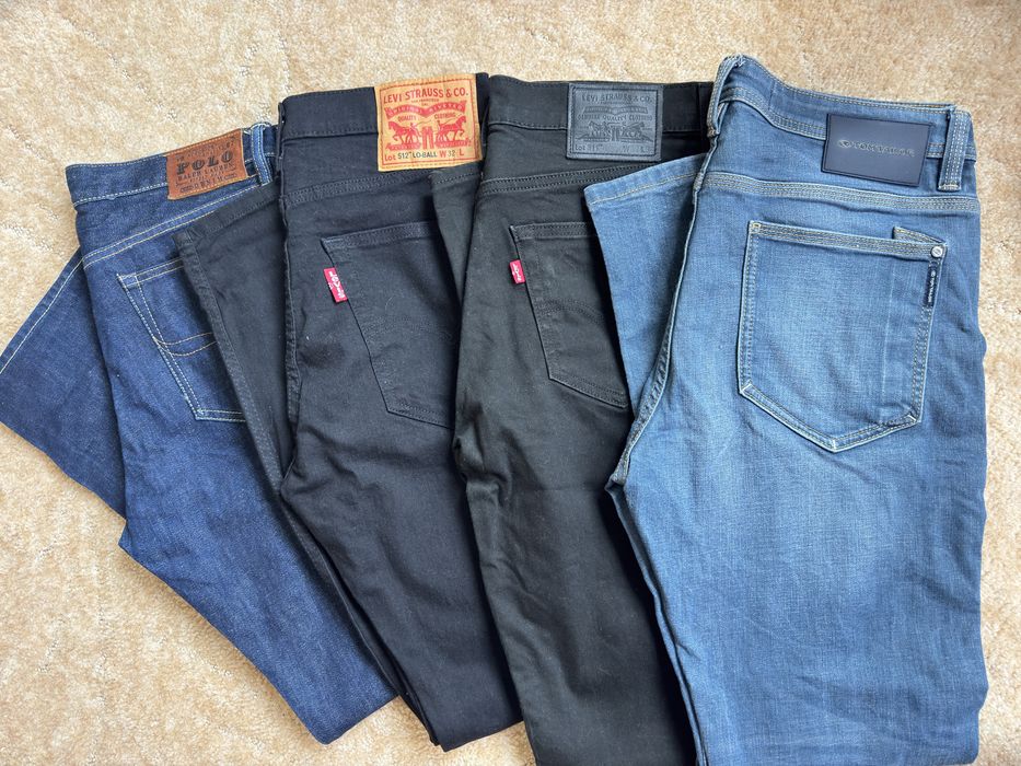 Дънки Levis , Ralph Lauren , Tom tailor
