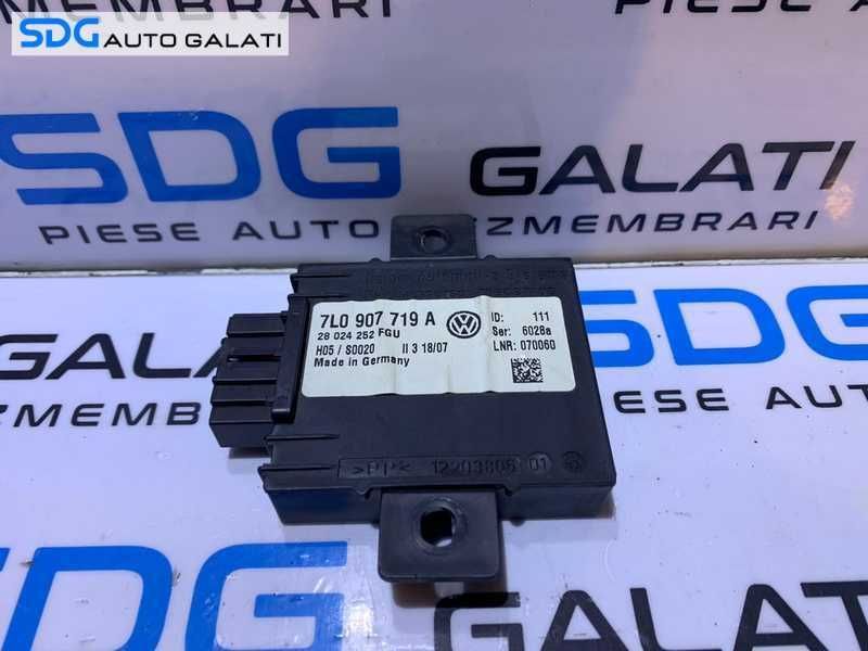 Unitate Modul Calculator Alarma Anti-Remorcare Anti-Furt VW Phaeton 2002 - 2016 Cod 7L0907719A