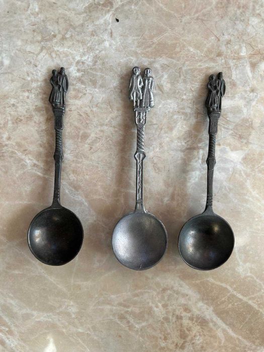 Лъжици от калай, за интериор , колекция