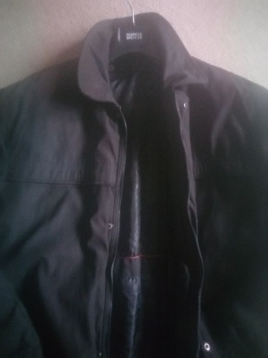 Мъжка черна греика за сезон есен зима.