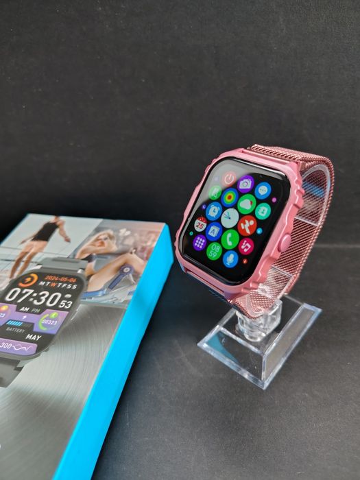 Ceas smartwatch inteligent compatibil Android iOS