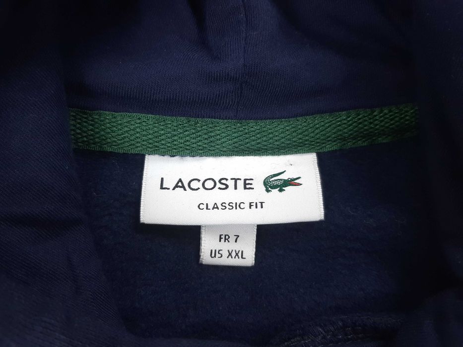 Lacoste Fleece Hoodie - Оригинален мъжки суитшърт размер 2XL