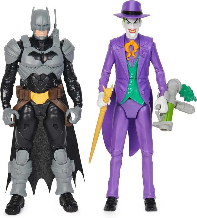 Комплект фигури Батман и Джокера DC Batman Приключенска битка 30 cm с аксесоари