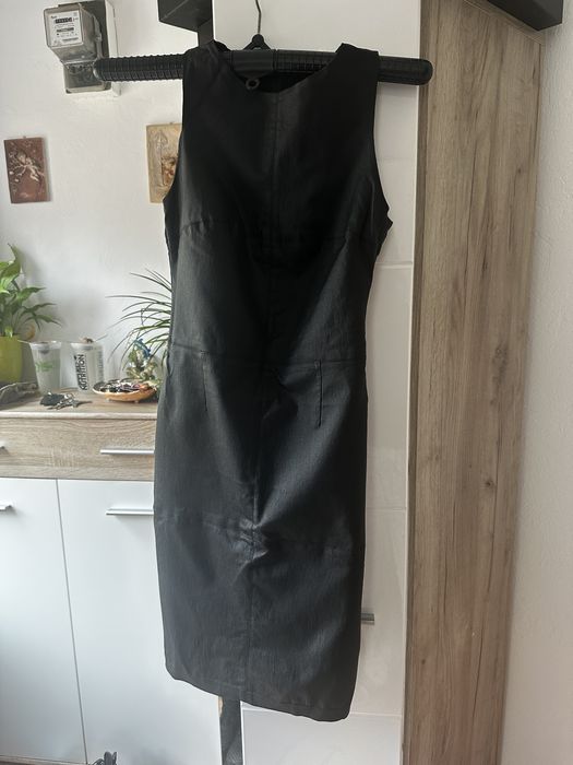 Rochie din piele ecologica
