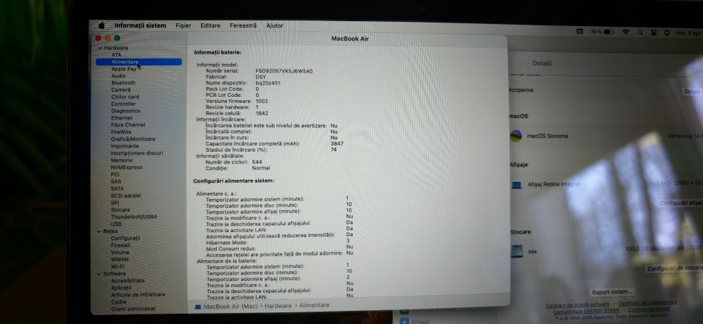 MacBook Air 13” i5 / 8GB RAM / 128GB SSD – macOS Sonoma