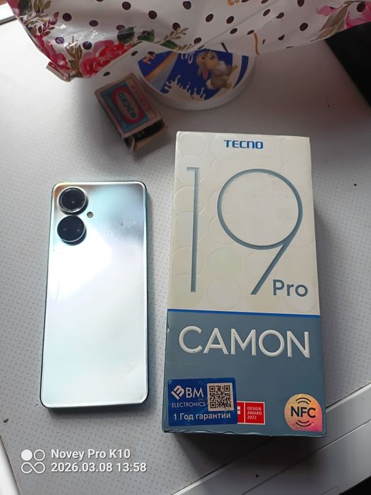 Tecno comon 19 pro 8/128