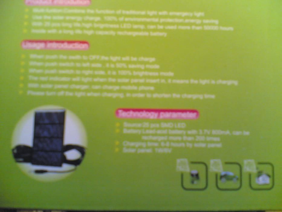 Лед диоден фенер 20 вата