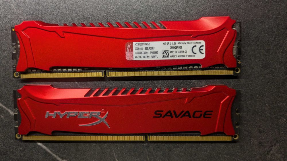 Kingston HyperX DDR3 2x 4GB = 8GB