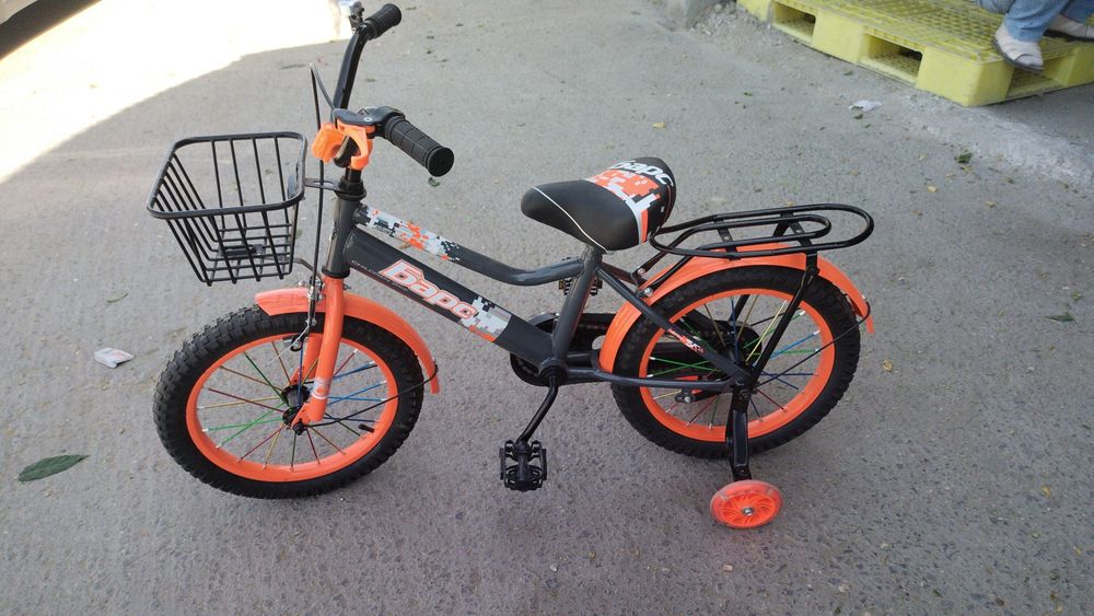 Велосипед и коляска