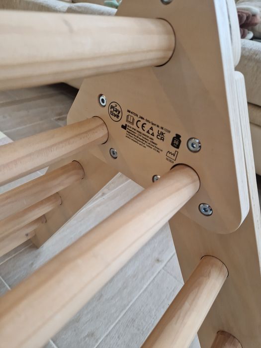 Триъгълник на Пиклер и 2в1 пързалка и стълбичка (дърво - Playtive)