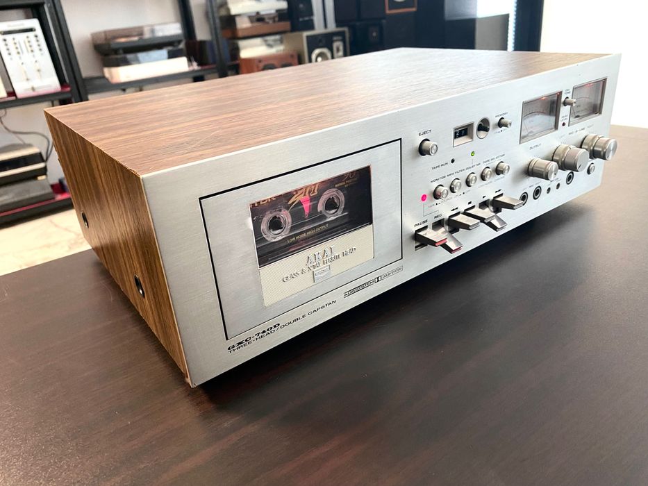 Vintage Топ триглав дек Akai