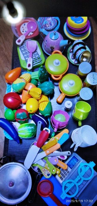 Детская посуда с плитой