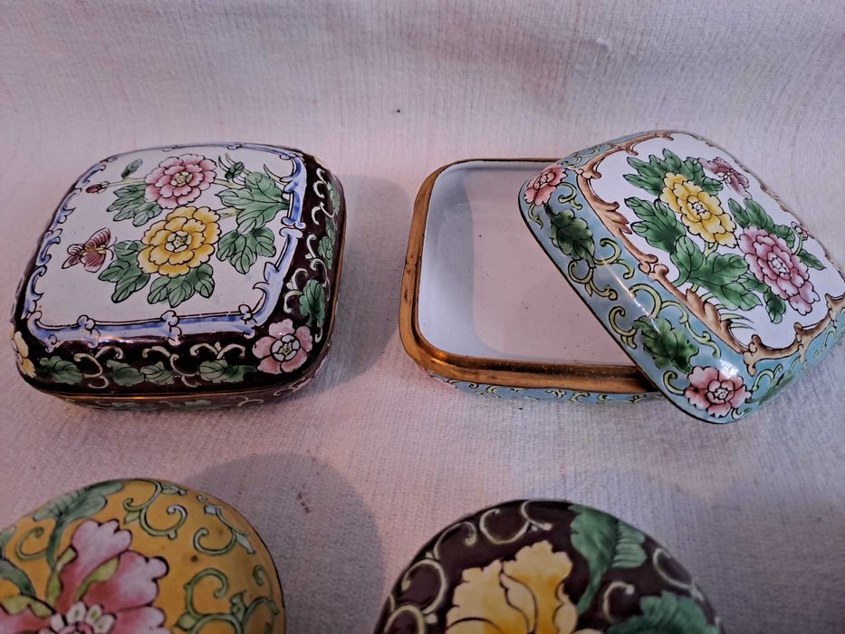 cutiuta bijuterii cloisonne