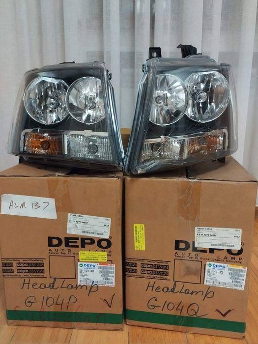 Новые фары DEPO CAPA certified на Chevrolet Tahoe