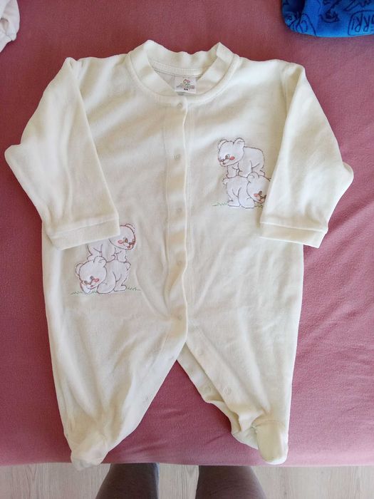 Бебешки ромпъри дебели 68 размер