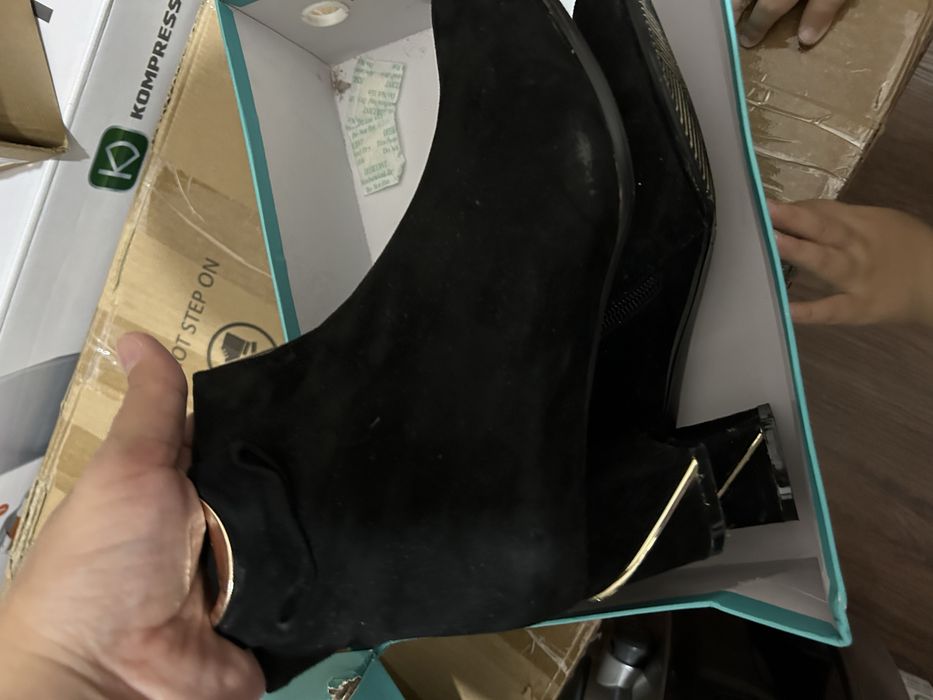 сапоги замшевые натуралка