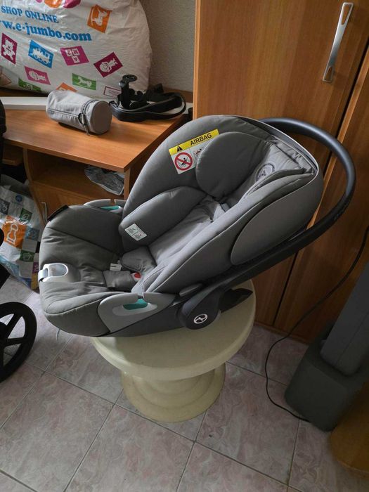 Количка Cybex e-priam пълен комплект + кош/столче за кола
