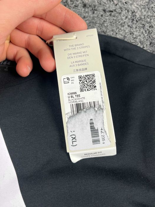 Adidas Big Logo Black T-Shirt Детска Тениска