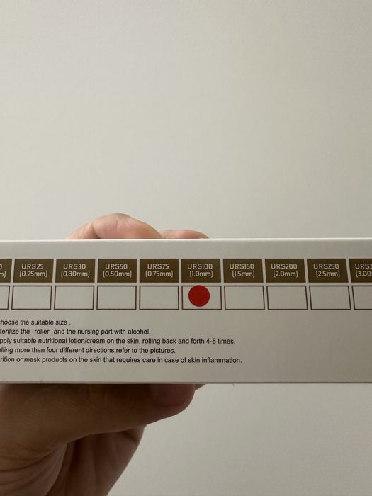 Мезроллер для волос и бороды