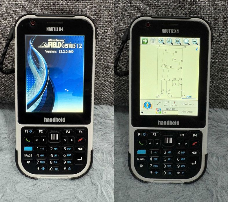 Controler NATIZ X4 - SurvCE 6, Fieldgenius 12 Fastsurvey 3,1 RTK GPS