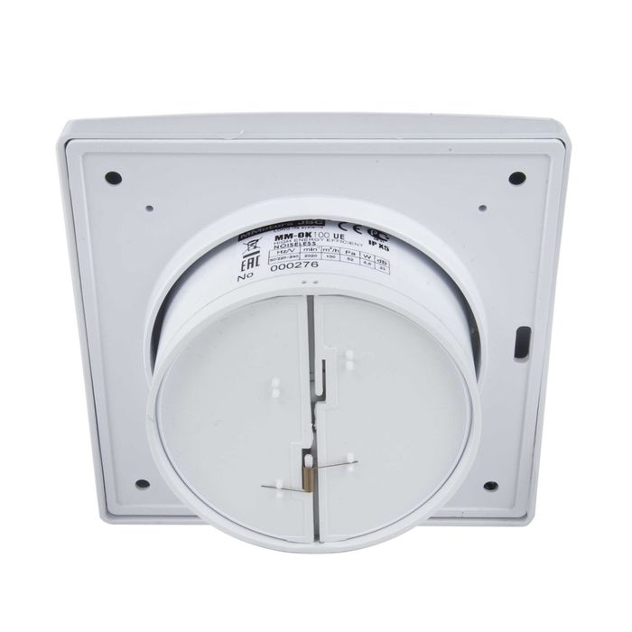 Вентилатор за баня ММ-ОК клапа/ Ултра Иконом 5,5W/ Турбо Dебит 169м3/ч