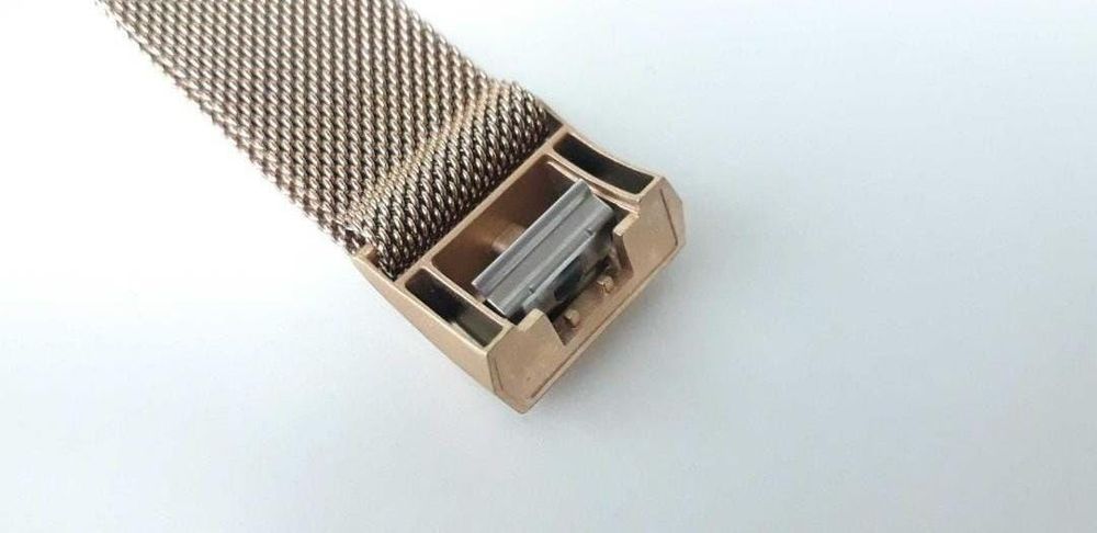 Curea magnetica ceas FitBit Charge 2  metalica rose gold