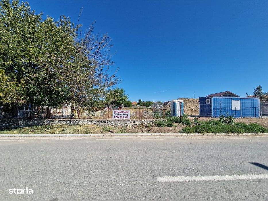 Corbu- Teren intravilan 858 cu deschidere la strada George Toparceanu
