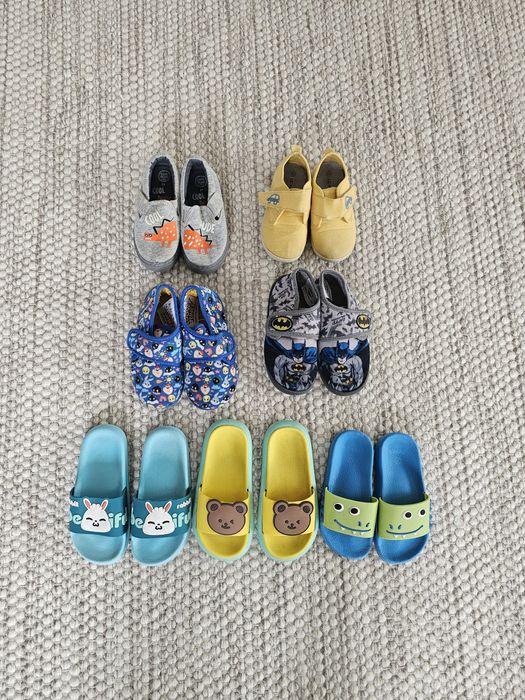 Lot 8 perechi pantofi papuci gradinita 25-28