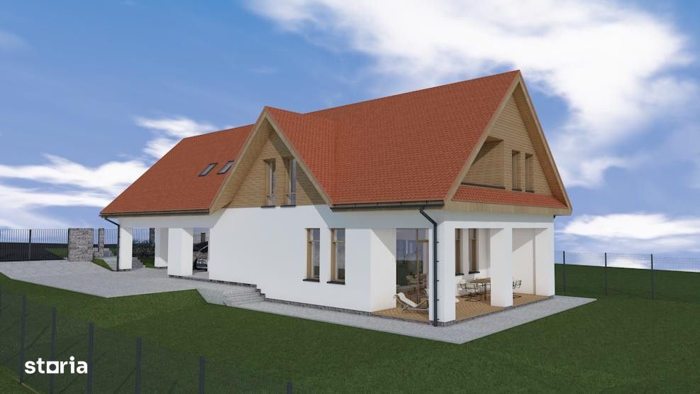 Casa noua Aiton, 181 mp utili, teren 1000 mp