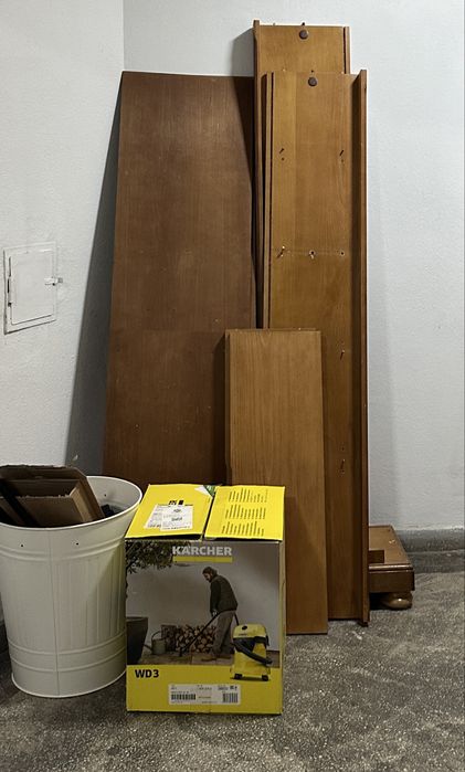 Donez biblioteca de lemn masiv